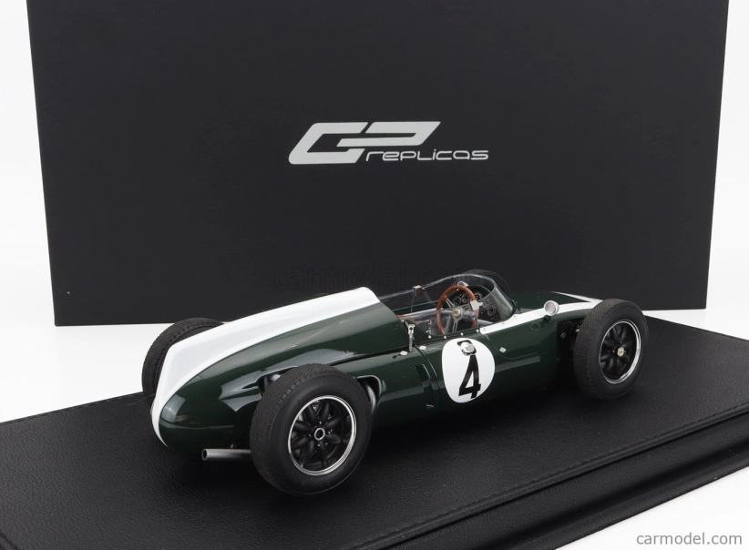 Gp-replicas Cooper F1  T53 N 4 2nd Belgium Spa Gp 1960 Bruce Mclaren 1:18 Zelená