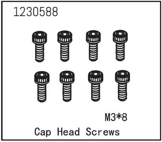 Cap Head Screw M3*8 (8)