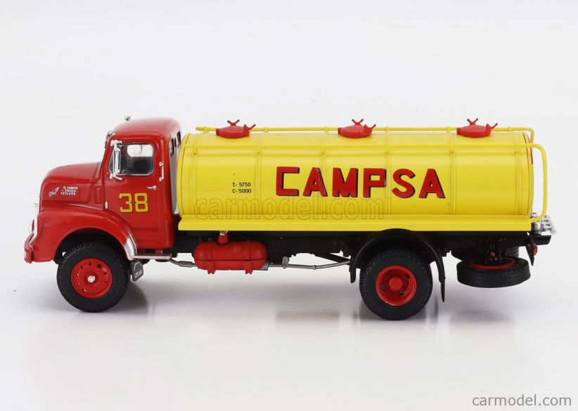 Edicola Leyland Comet Tanker Truck Campsa 2-assi 1959 1:43 Červeno-žltá