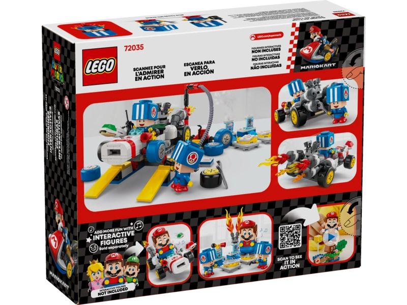 LEGO Super Mario – Mario Kart™ – Toad a jeho garáž
