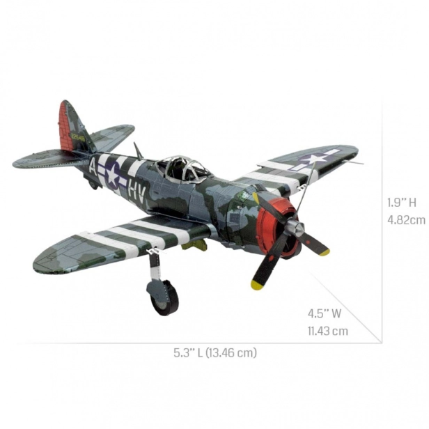 Oceľová stavebnica P47-Thunderbolt