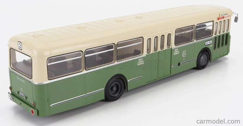 Edicola Brossel Bl55 Bus Saint-amano 1966 1:43 krémovo zelená