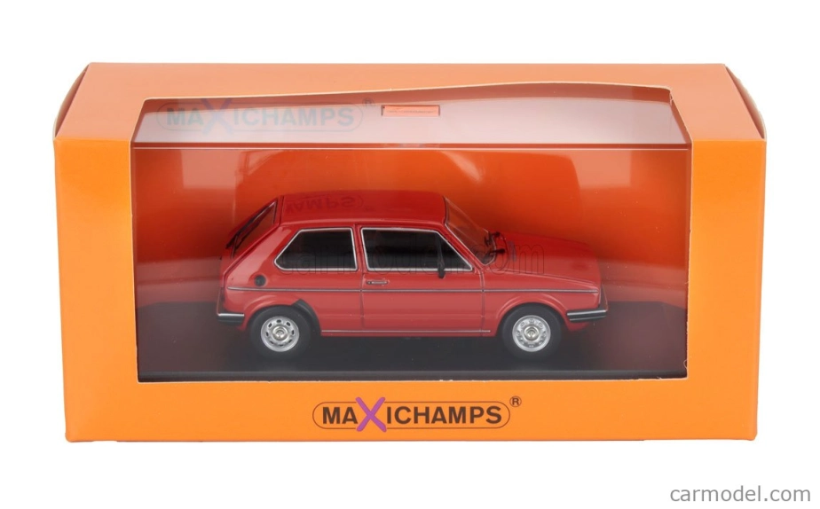 Minichamps Volkswagen Golf Mki 1980 1:43 Červená