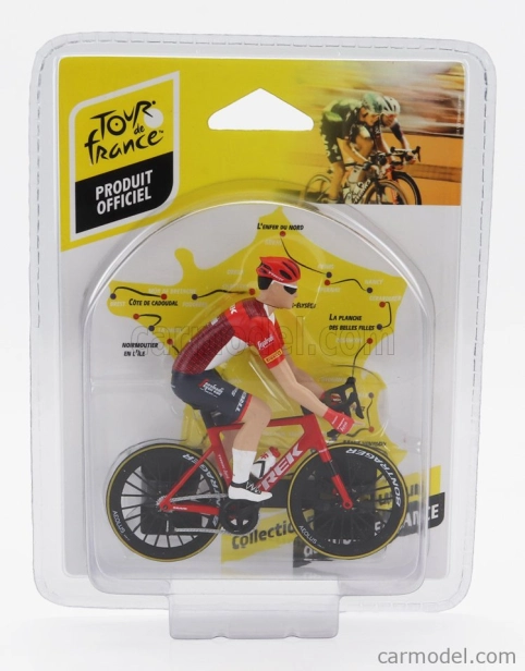 Solido Figúrky Ciclista - Cyklista - Team Trek Segafredo - Tour De France 2023 1:18 Biela červená
