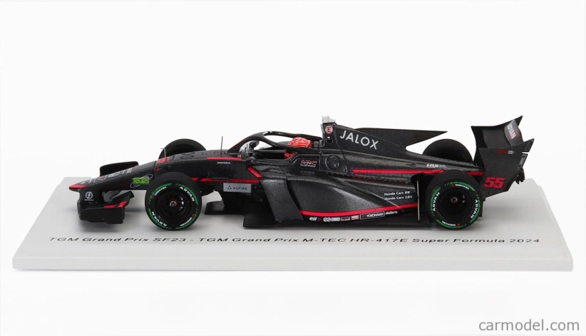 Spark-model Dallara Sf23 Hr-417-e M-tec Team Tgm Grand Prix N 55 Super Formula Sezóna 2024 Nobuhanu Matsushita 1:43 Black Red