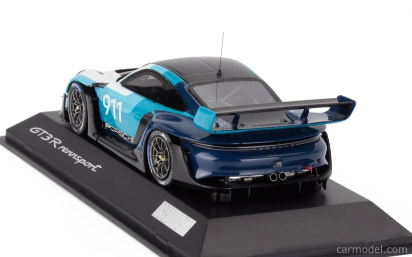 Spark-model Porsche 911 992 Gt3 R N 911 Racing Speed Icon Design Coupe 2023 1:43 2 Tóny Modré Bílé