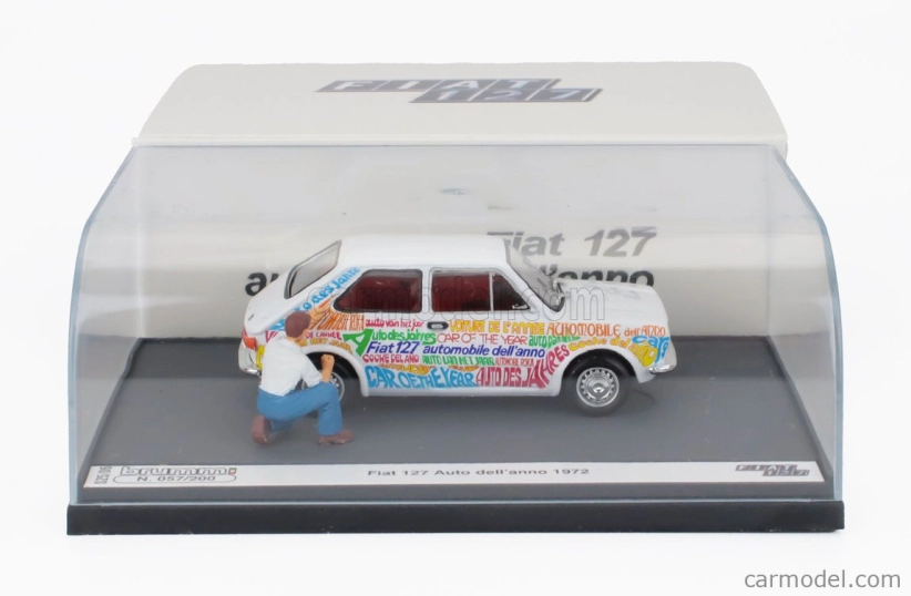 Brumm prom Fiat 127 1-series 1972 - Automobile Dell'anno 1972 1:43 Biela