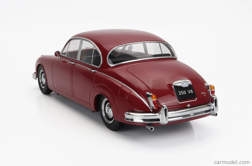 Daimler 250 V6 Rhd 1962 v mierke kk - Čierny interiér 1:18 Červená