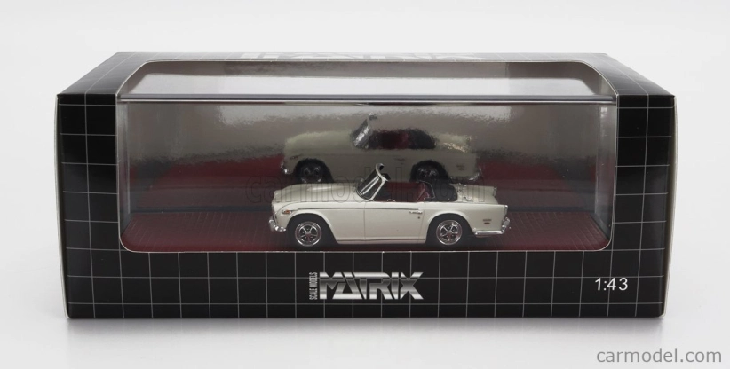 Matrix scale models Triumph Tr5 Cabriolet Open 1967 1:43 Bílá