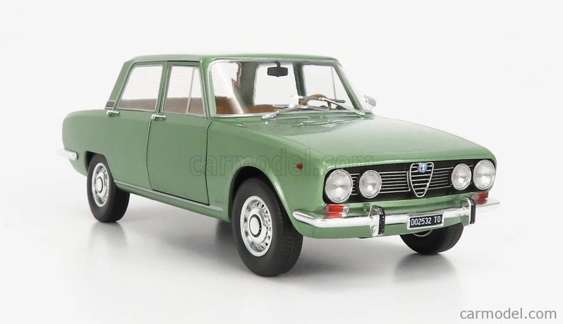 Mitica-diecast Alfa romeo 1750 Berlina 2-series 1969 1:18 Verde Oliva - Olive Green Met