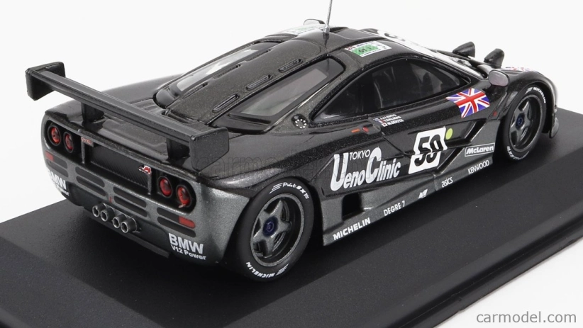 Edicola Mclaren F-1 Gtr Bmw V12 Team Kokusai Kaihatsu Racing N 59 Winner 24h Le Mans 1995 Y.dalmas - M.sekiya - J.j.lehto 1:43 Dark Grey Met