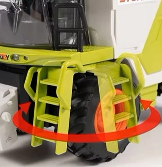 RC kombajn s rezačkou na kukuricu 1:24