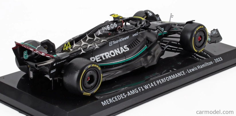 Edicola Mercedes gp F1 W14 Team Mercedes-amg Petronas Formula One N 44 Season 2023 Lewis Hamilton - Blister Box 1:24 Black