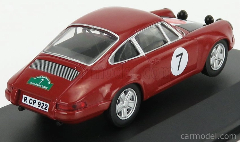 Cmr Porsche 911s N 7 Rally Bavaria 1970 W.rohrl 1:43 Bordeaux Black
