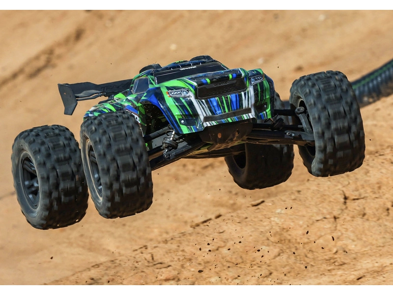 RC auto Traxxas Sledge s belted pneu 1:8 RTR, modrá