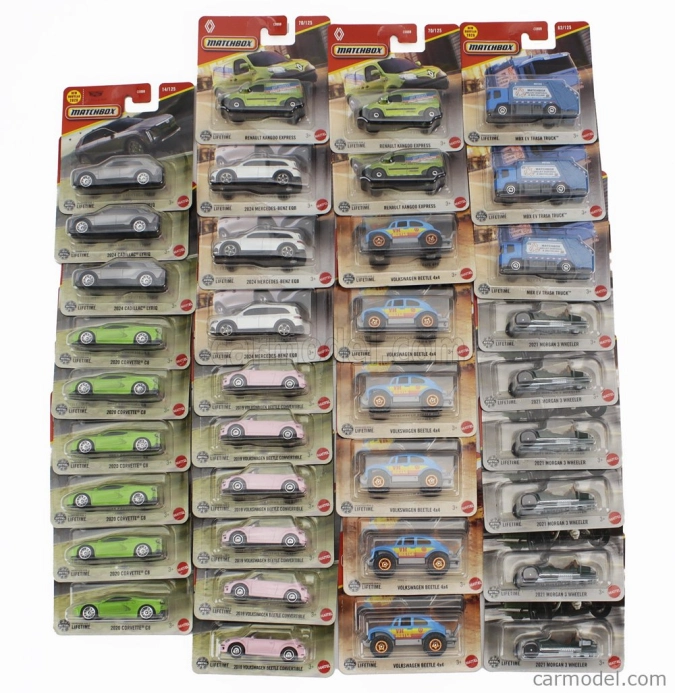 Mattel hot wheels Chevrolet Set Assortment 72 Cars Pieces 1:64 Různé