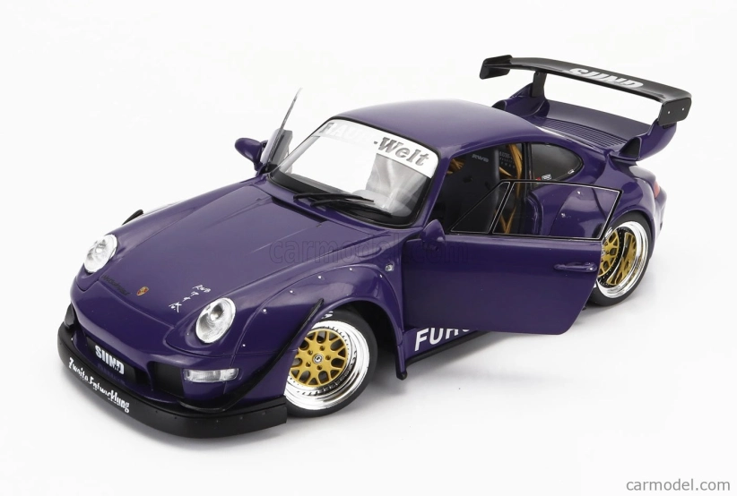Werk83 Porsche 911 993 Rwb Rauh-welt Furusato Coupe 1995 1:18 Purple