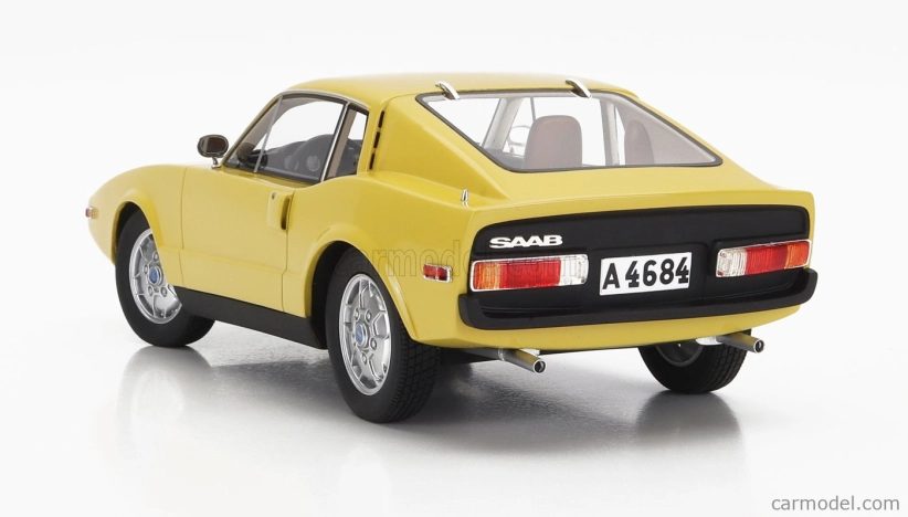 Modely v mierke Cult-scale Saab Sonnet Iii Coupe 1972 1:18 Žltá