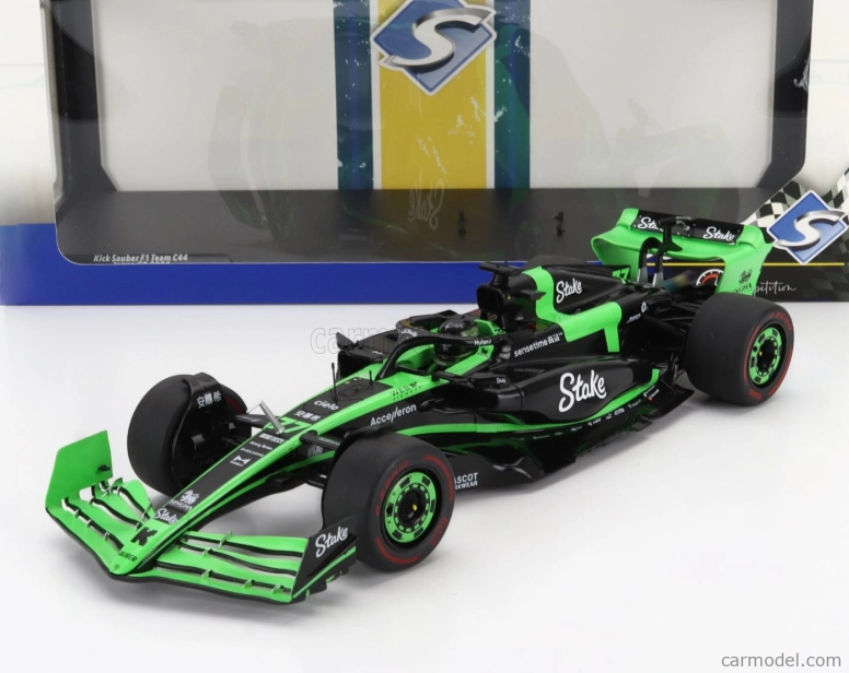 Solido Sauber F1 C44 Team Stake Kick N 77 Japan Gp 2024 Valtteri Bottas 1:18 Zelená Černá
