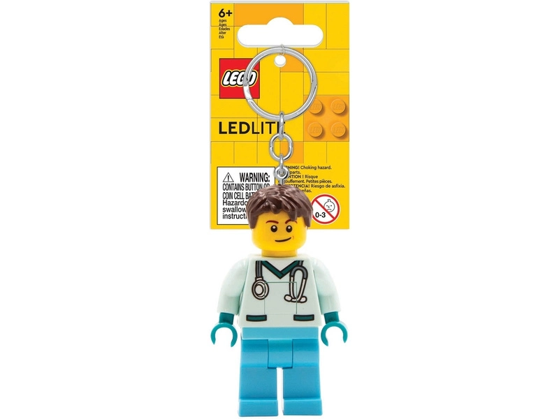 LEGO svietiaca kľúčenka – Iconic Zdravotný brat