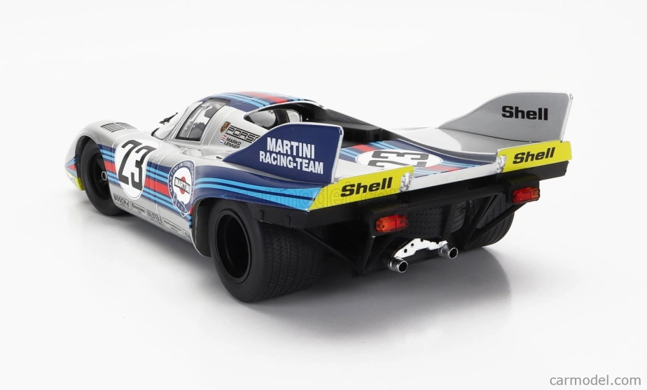 Werk83 Porsche 917k 4.9l Team Martini Racing N 23 1000km Spa 1971 Helmut Marko - Gijs Van Lennep 1:18 Stříbrná Červená Modrá Žlutá