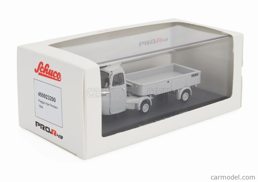Schuco Piaggio Ape Pentaro Motrice + Pentaro' Rimorchio 1964 1:43 Grey
