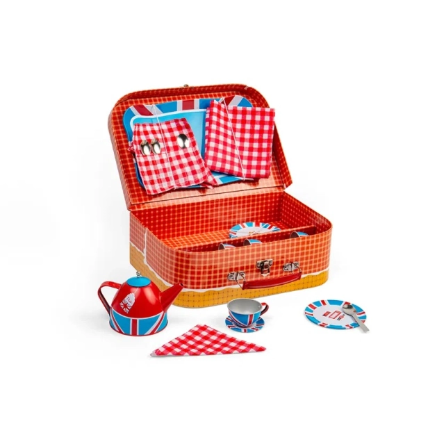 Bigjigs Toys Čajová sada v kufříku Londýn