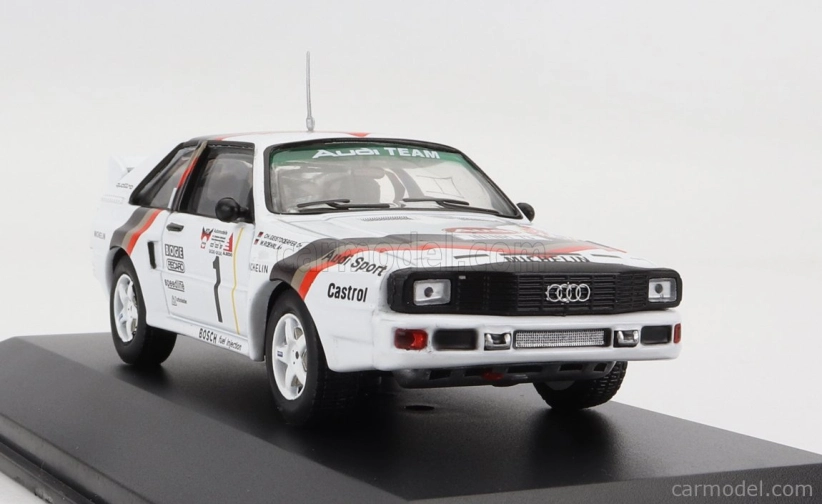 Cmr Audi Quattro Sport N 1 Winner Rally Adac Stadte 1984 W.rohrl - C.geistdorfer 1:43 Bílá