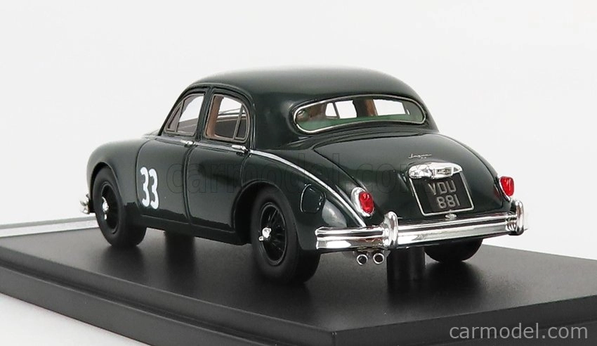 Modely v mierke Matrix Jaguar Mkii 3.4 Litre N 33 Winner Silverstone Daily Express Trophy 1958 1:43 Zelená