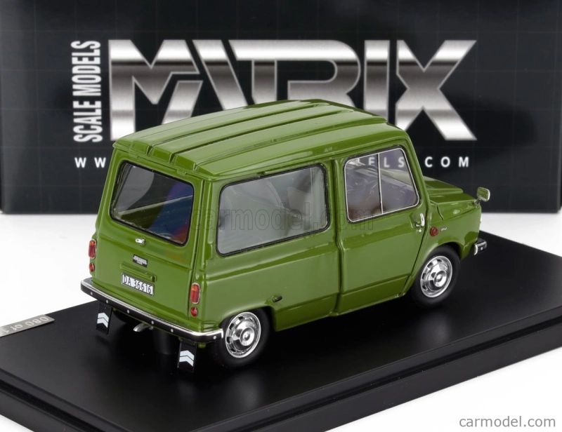 Matrix modely v mierke DAF Kalmar 1971 1:43 Zelená
