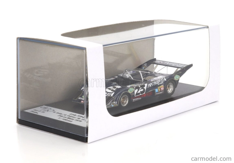 Trofeu Lola T296 2.0l S4 Team Pronuptia N 23 24h Le Mans 1979 Bruno Sotty - Gerard Cuynet - Marc Frischknecht 1:43 Černá Bílá