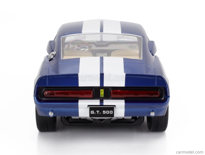 Kk-scale Ford usa Mustang Shelby Gt500 Eleanor Coupe 1967 1:12 Blue White