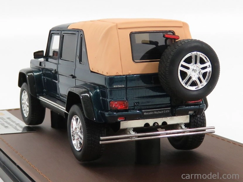 Glm-models Mercedes benz G-class G650 Maybach Close Roof 2017 1:43 Designo Blue Met