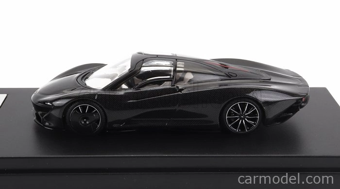 LCD model Mclaren Speedtail 2019 1:64 Black Carbon Fiber