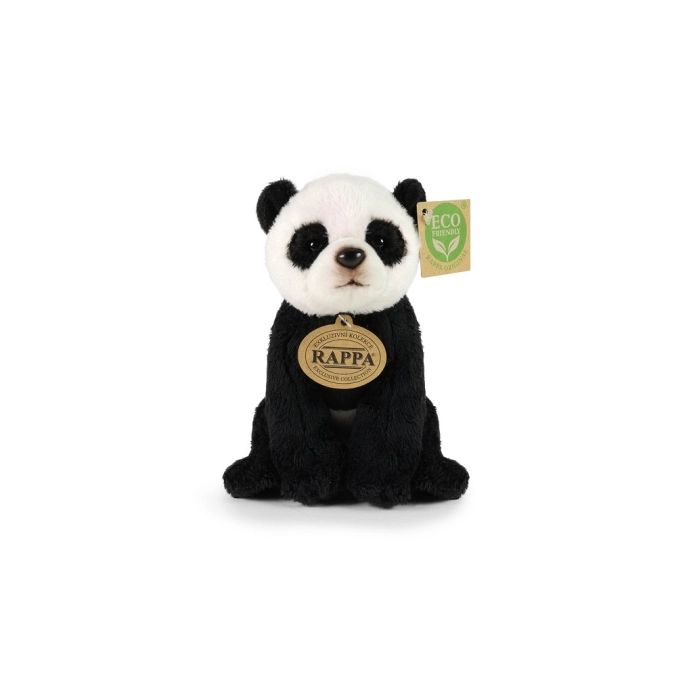 Rappa Plyšová panda sediaca 15 cm ECO-FRIENDLY