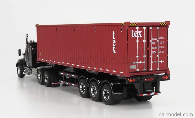 Dm-models Kenworth T880 Sbfa Truck Container 40 1990 1:50 Černá Hnědá