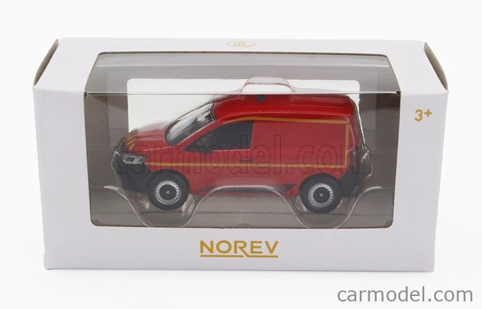 Norev Renault Kangoo Van Sapeurs Pompiers 2023 1:64 Red