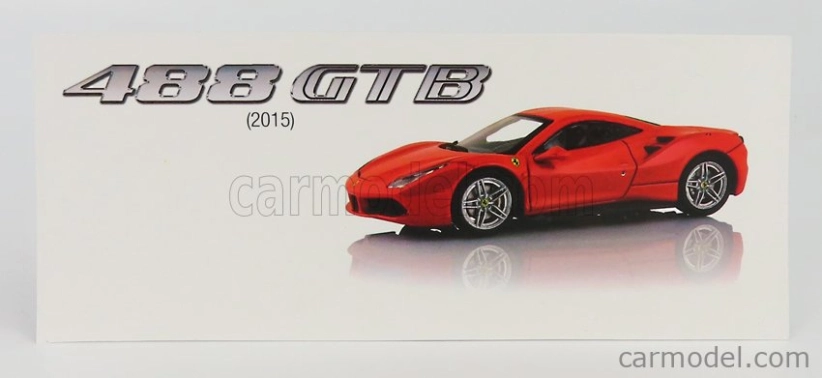 Edicola Ferrari 488 Gtb 2015 1:43 Red