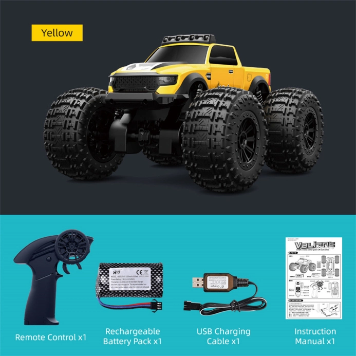 RC obojživelné auto Valiant, žlutá | RCprofi.cz