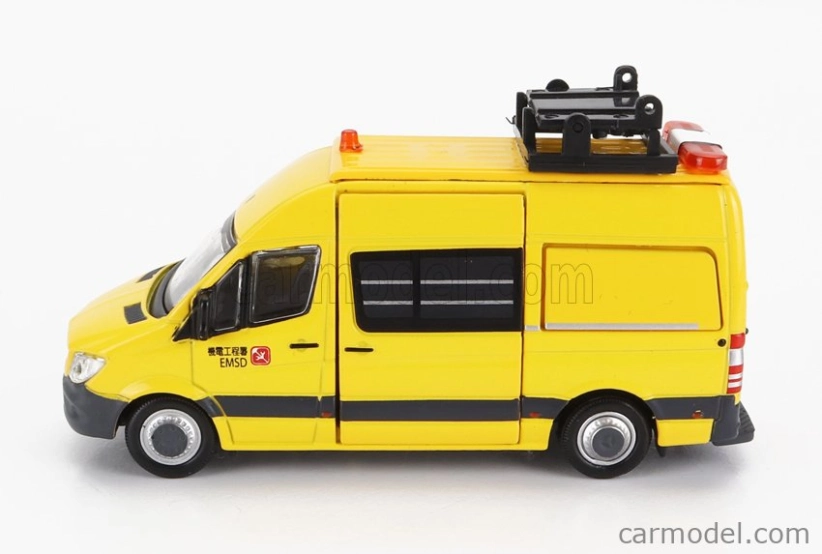Drobné hračky Mercedes Benz Sprinter Van Emsd 2018 1:76 Žltá