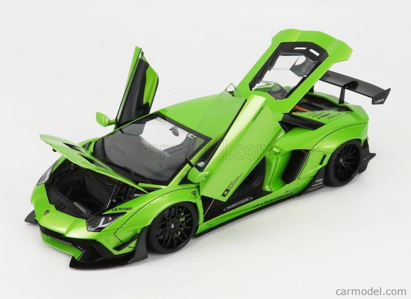 Autoart Lamborghini Aventador Liberty Walk 2017 1:18 Pearl Green