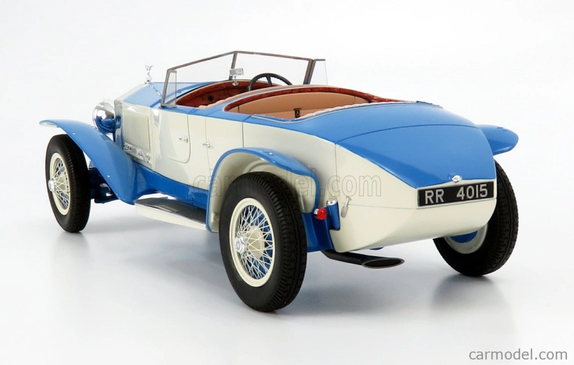 Matrix scale models Rolls royce Phantom Experimental Vehicle Ch.10ex By Barker Cabriolet 1926 1:18 Světle Modrá Bílá