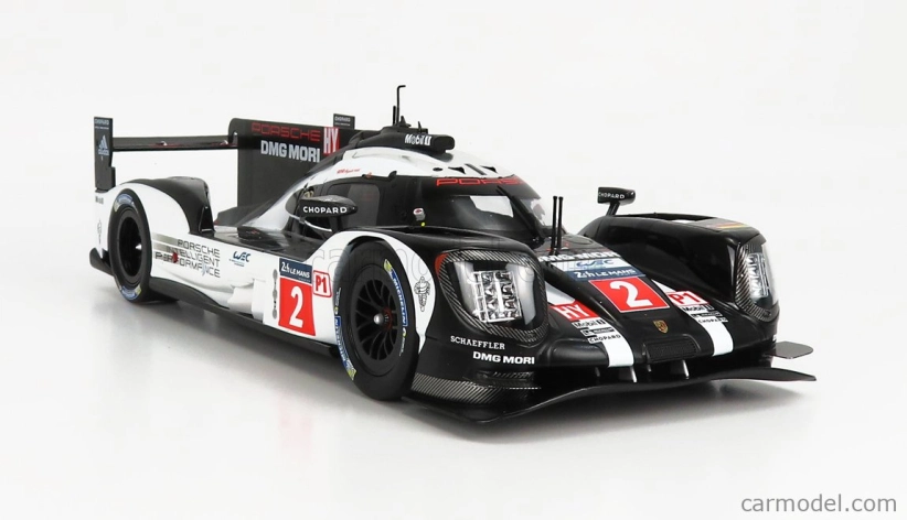 Ixo-models Porsche 919 Hybrid 2.0l Turbo Team Porsche N 2 Winner 24h Le Mans 2016 R.dumas - N.jani - M.lieb 1:18 Black White