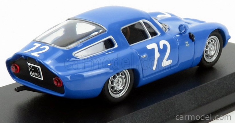 Najlepší model Alfa romeo Tz1 N 72 Targa Florio 1965 Panepinto - Parla 1:43 Blue
