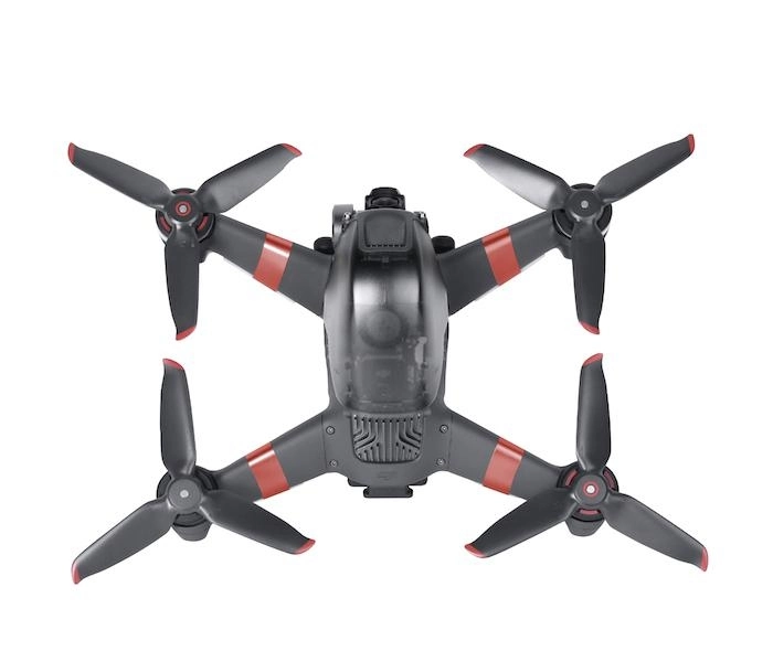 DJI FPV - 5328S vrtule s nálepkami (Red)