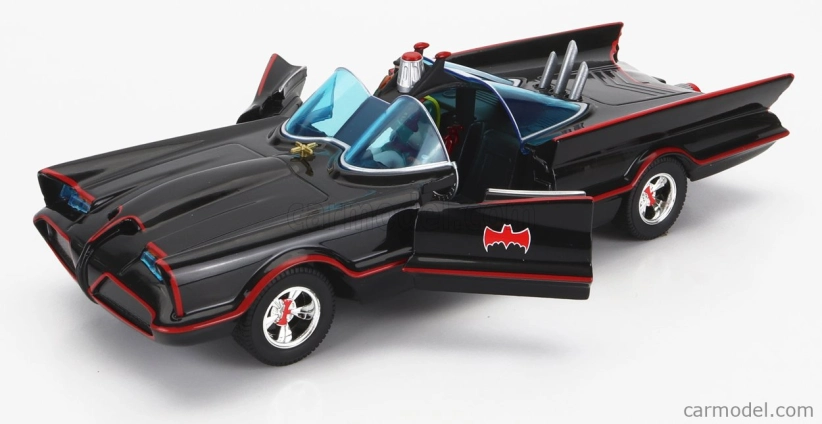 Jada Batman Batmobile 1966 - Classic TV Series + 3 figurky 1:24