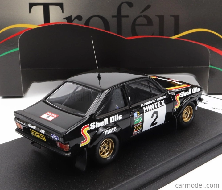 Trofeu Ford england Escort Mkii (nočná verzia) N 2 3rd Rally Mintex 1982 A.vatanen - N.wilson 1:43 Black