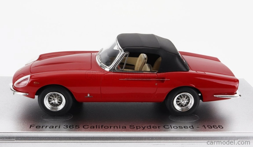 Kess-model Ferrari 365 California Spider Closed 1966 1:43 Red Black