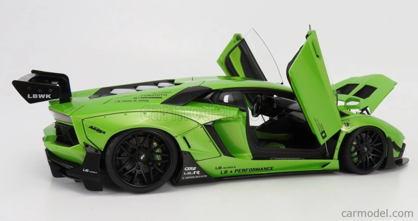 Autoart Lamborghini Aventador Liberty Walk 2017 1:18 Pearl Green