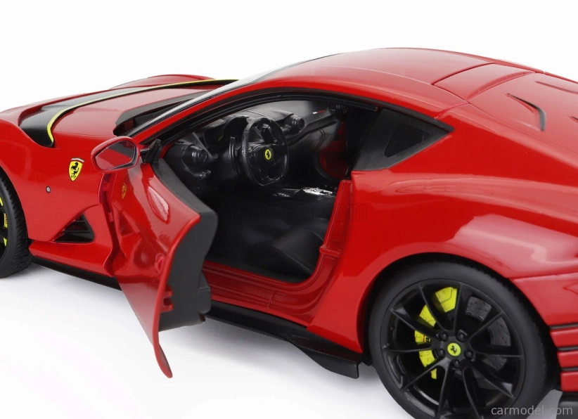 Bburago Ferrari 812 Competizione 2021 1:18 Rosso Corsa – červená